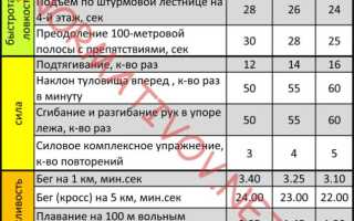 Нормативы по Физической Подготовке в Мчс Таблица • Нормативы по подтягиванию в мчс