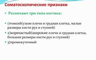 Оценка Физического Развития Детей по Сигмальным Таблицами • Соматоскопические признаки