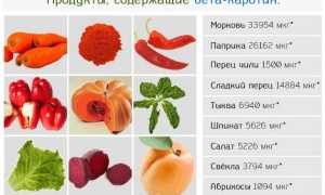 В Каких Продуктах Содержится Бета Каротин Таблица • Бета-каротин и зрение